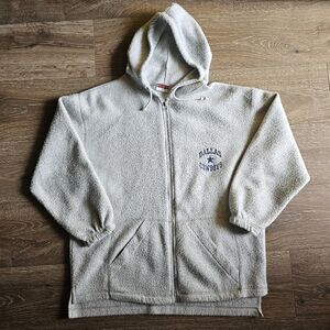 Dallas Cowboys Vintage 1997 Zippered Fuzzy Drawstring Hoodie Jacket